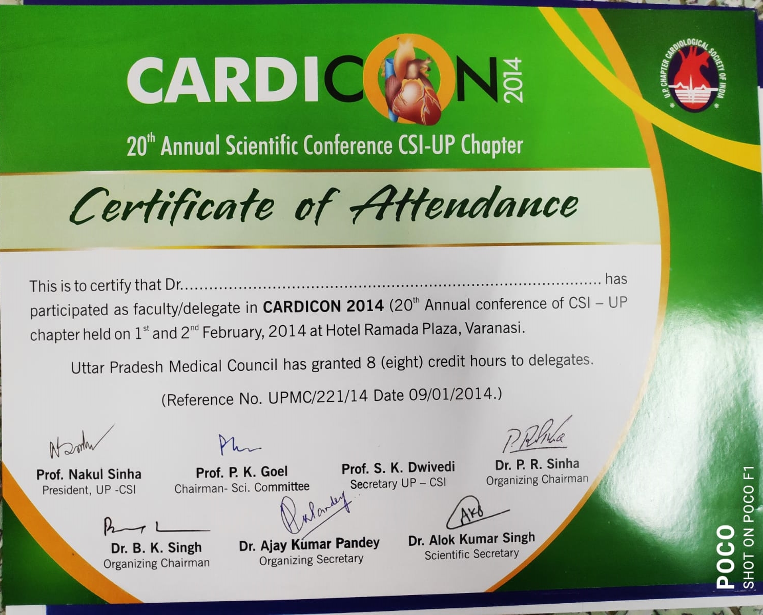 CARDICON 2014 20th ANNUAL SCIENTIFIC CONFERENCE CSI-UP CHAPTER